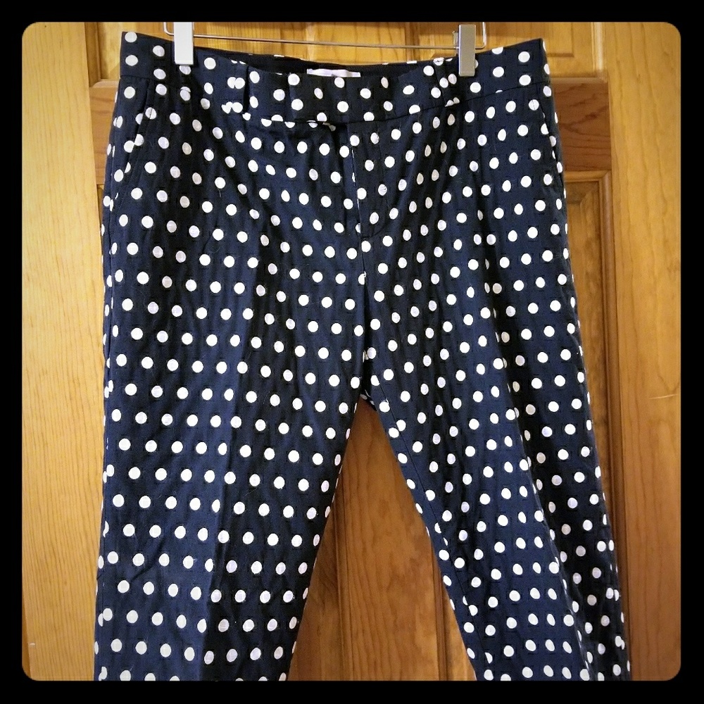 Navy crop dress pants - size 10